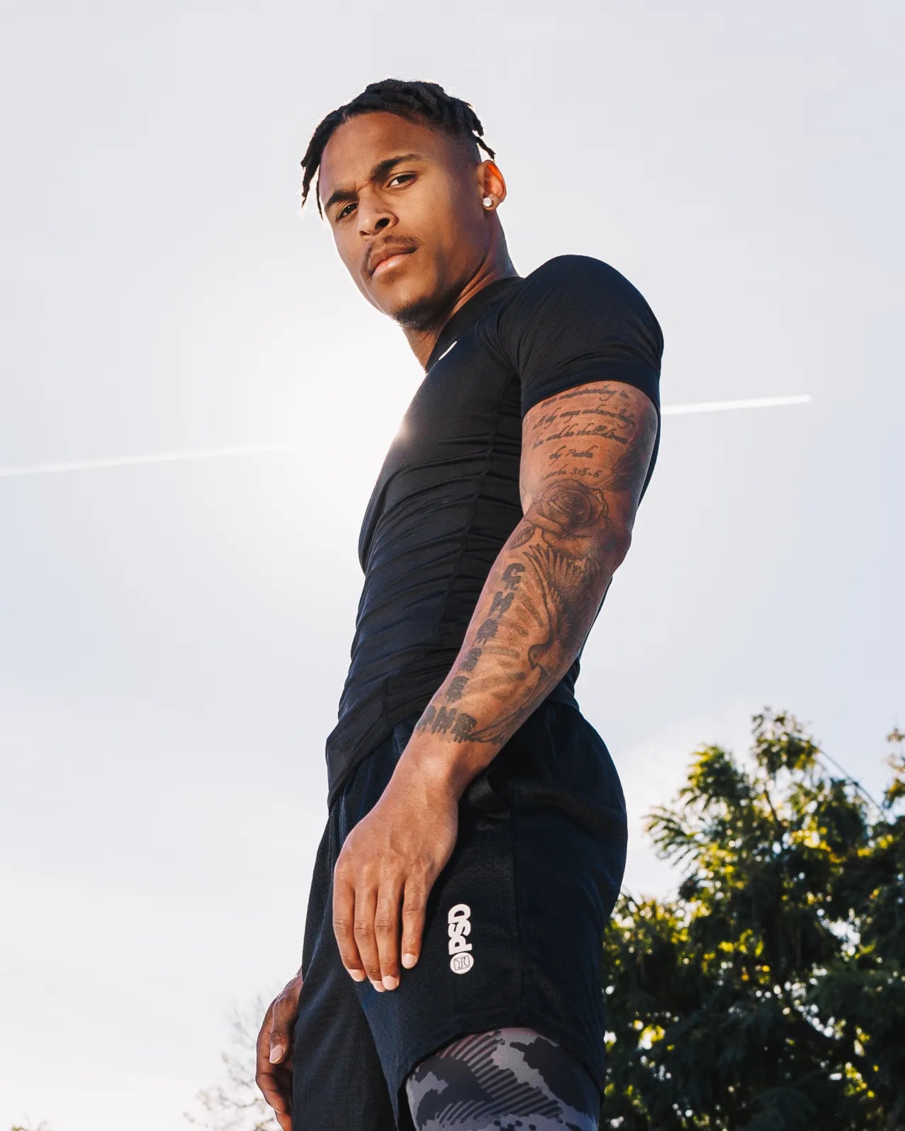 Compression Tee Short Sleeve - Black - Image 10