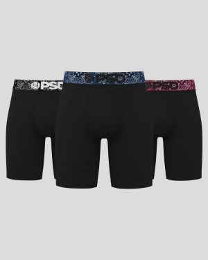 Solids 3 Pack - Dark Paisley